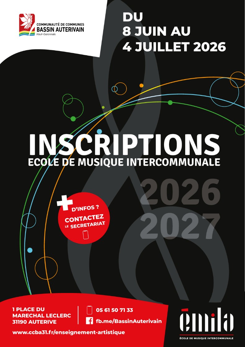 Enseignement artistique : portes ouvertes & inscriptions - Grazac